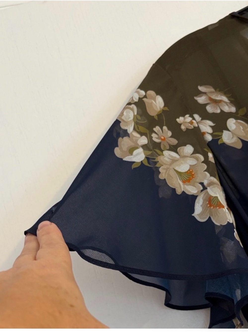 Ted Baker Navy and Olive Floral Maxi Dress - Picture 4 of 13